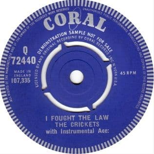 The Crickets –  I Fought The Law