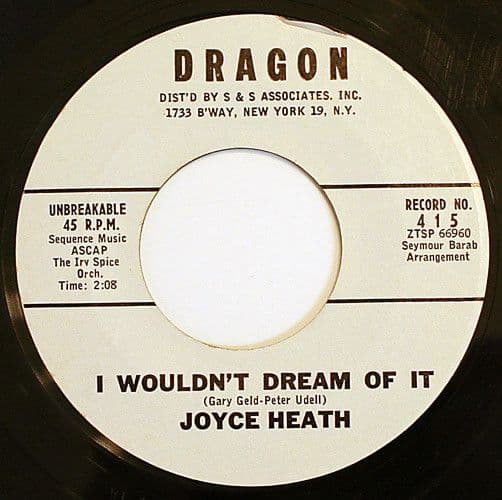 Joyce Heath – I Wouldn't Dream of It